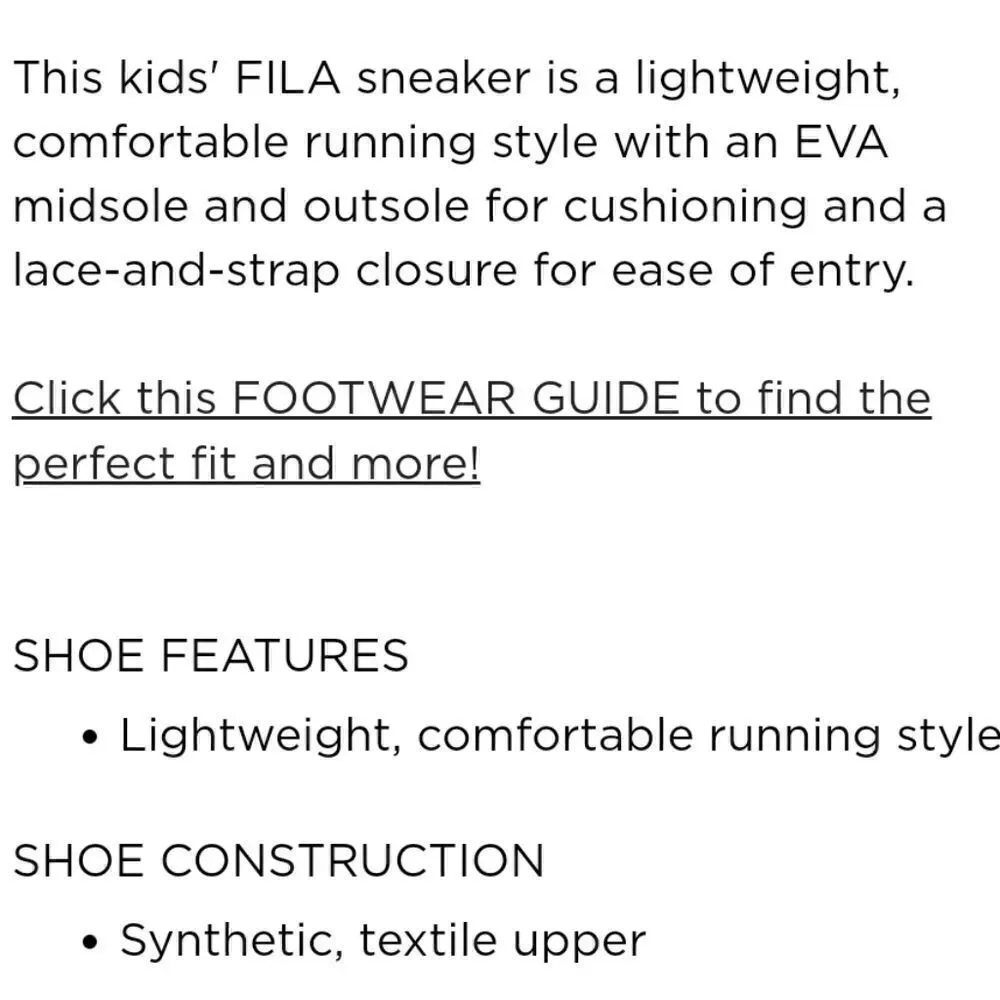 Fila™ Panorama 7 TN Kids' Shoes